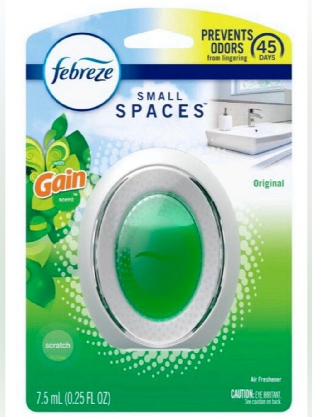 🌶️$5🌶️ NEW FEBREZE Air Freshener Small Spaces, 1 Count, Gain Original